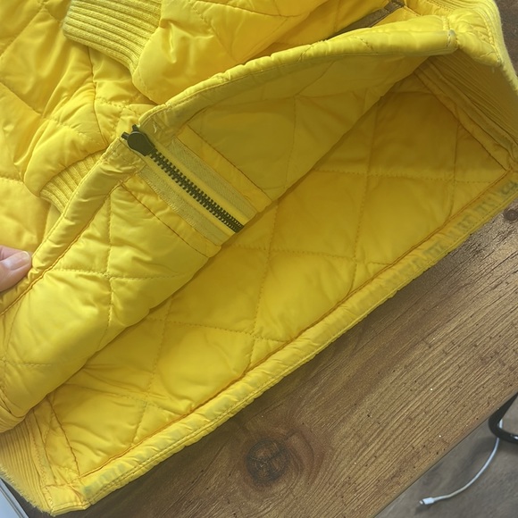 Ralph Lauren Equestrian Quilted Sport Jacket Bright Yellow - Picture 16 of 16